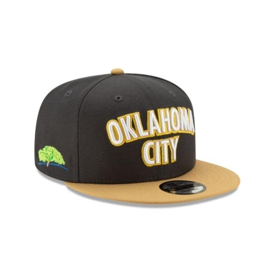 Grey Oklahoma City Thunder Hat - New Era NBA 2019 NBA Authentics City Series 9FIFTY Snapback Caps USA8794026